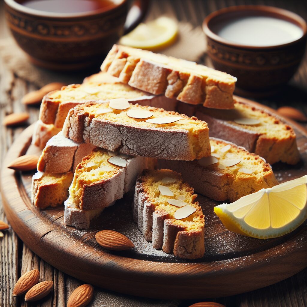 biscotti senza glutine alla farina di mandorle e limone per dolci delicati