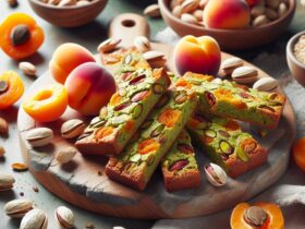 biscotti senza glutine al pistacchio e albicocca per uno snack estivo e nutriente