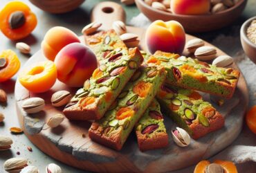 biscotti senza glutine al pistacchio e albicocca per uno snack estivo e nutriente