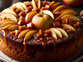 torta senza glutine al caramello e mele per un dolce autunnale delizioso