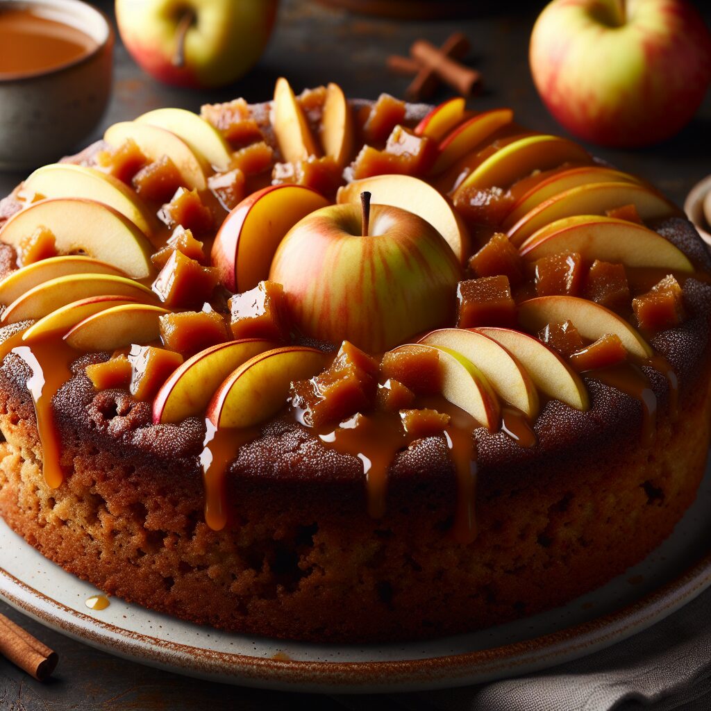 torta senza glutine al caramello e mele per un dolce autunnale delizioso