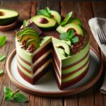 torta senza glutine alla crema di avocado e cioccolato per dolci vegani