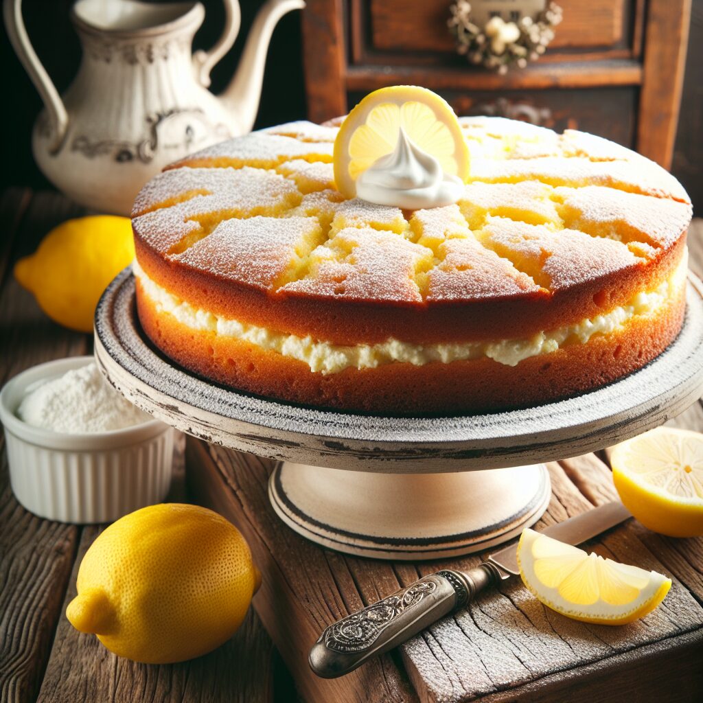 torta senza glutine al limone e ricotta per dessert leggeri