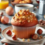 muffin senza glutine alla nocciola e caffè per colazioni ricche