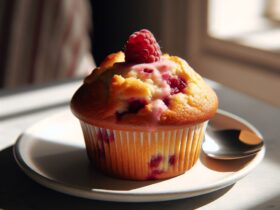 muffin senza glutine ai lamponi e yogurt per colazioni leggere e fresche