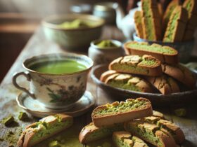 biscotti senza glutine al tè matcha per merende originali