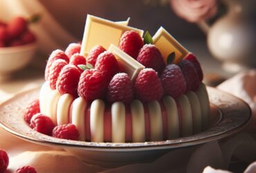 torta senza glutine ai lamponi e cioccolato bianco per dolci romantici