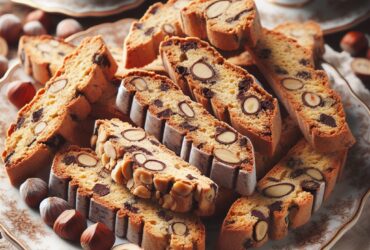 biscotti senza glutine alla nocciola e cioccolato per merende ricche