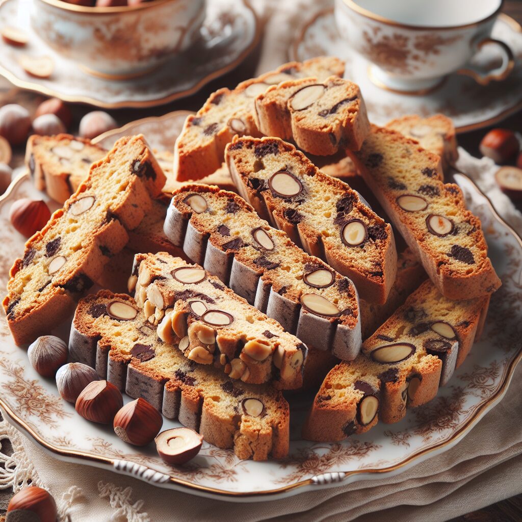 biscotti senza glutine alla nocciola e cioccolato per merende ricche