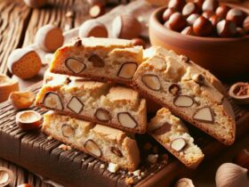 biscotti senza glutine al cioccolato bianco e nocciole per snack ricchi