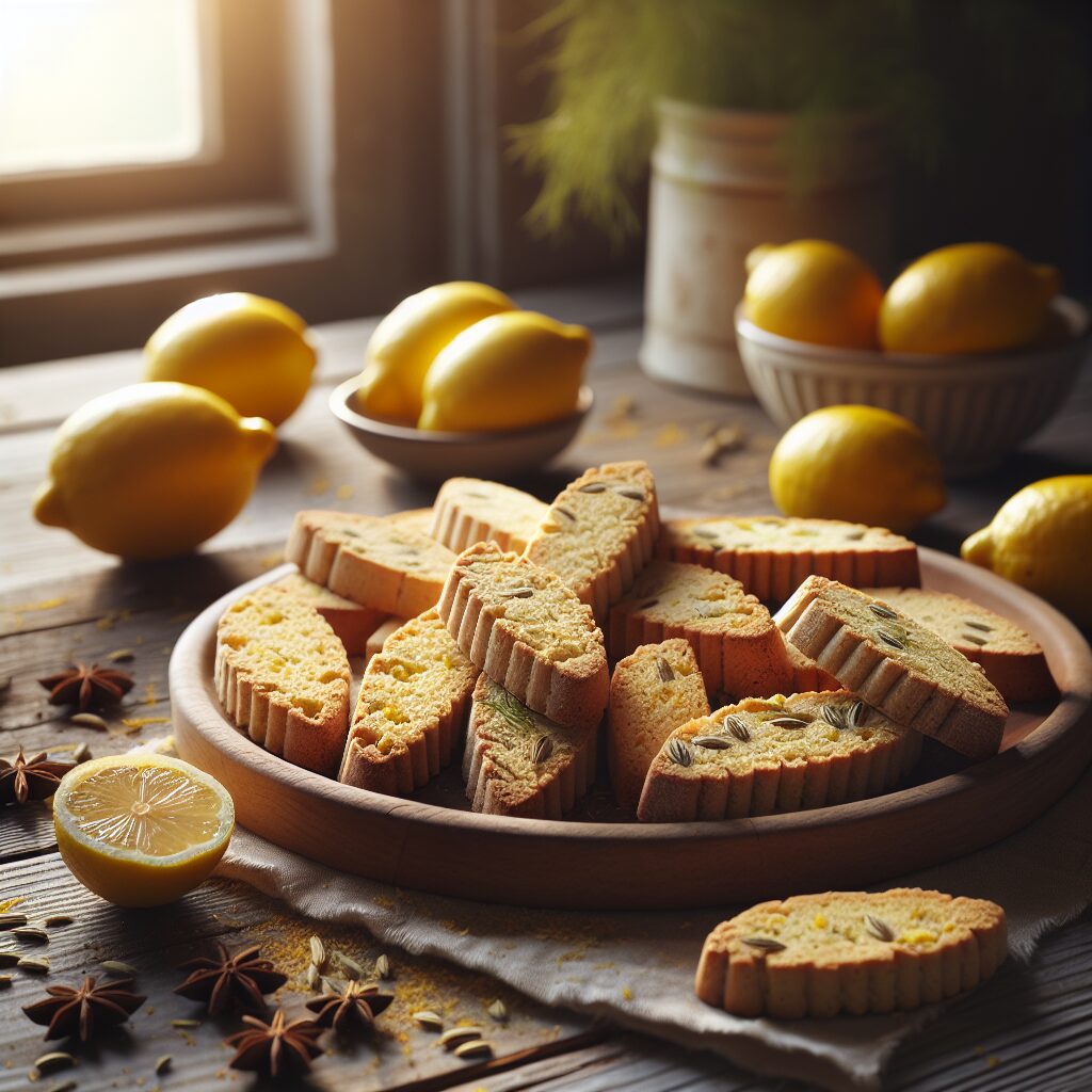 biscotti senza glutine al limone e semi di finocchio per merende leggere