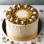 torta senza glutine al pistacchio e cioccolato bianco per occasioni speciali