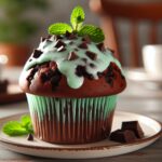 muffin senza glutine al cioccolato e menta per colazioni rinfrescanti