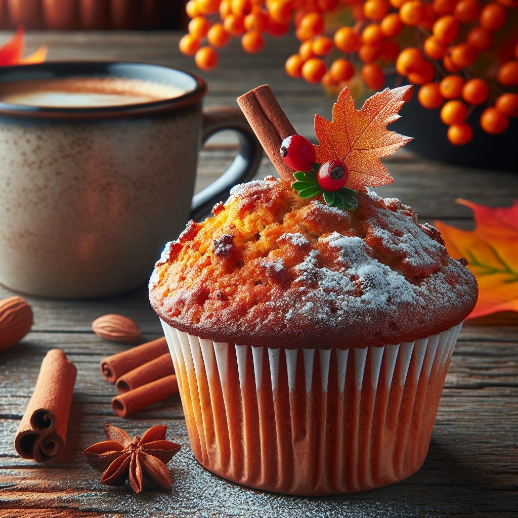 muffin senza glutine alla carota e spezie per una colazione autunnale ricca di sapori