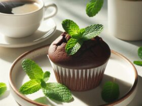 muffin senza glutine al cioccolato e menta per un risveglio fresco e goloso