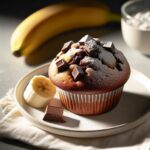 muffin senza glutine al cioccolato e banana per colazioni golose