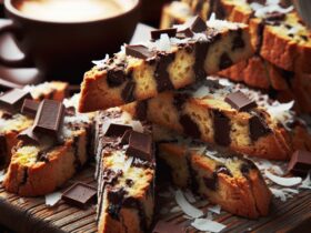 biscotti senza glutine al cioccolato e cocco per uno snack goloso e tropicale