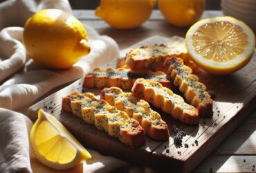 biscotti senza glutine al limone e semi di papavero per uno snack aromatico e croccante