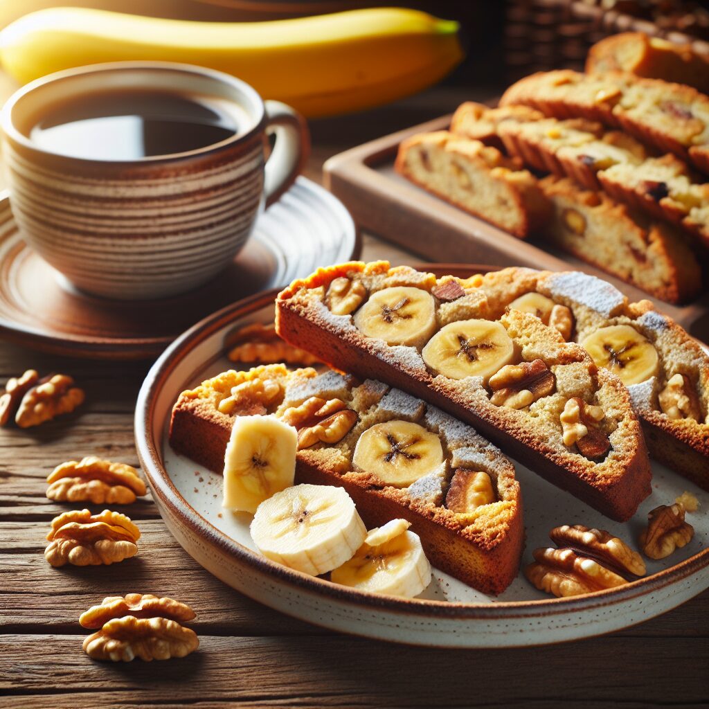 biscotti senza glutine alla banana e noci per colazioni nutrienti