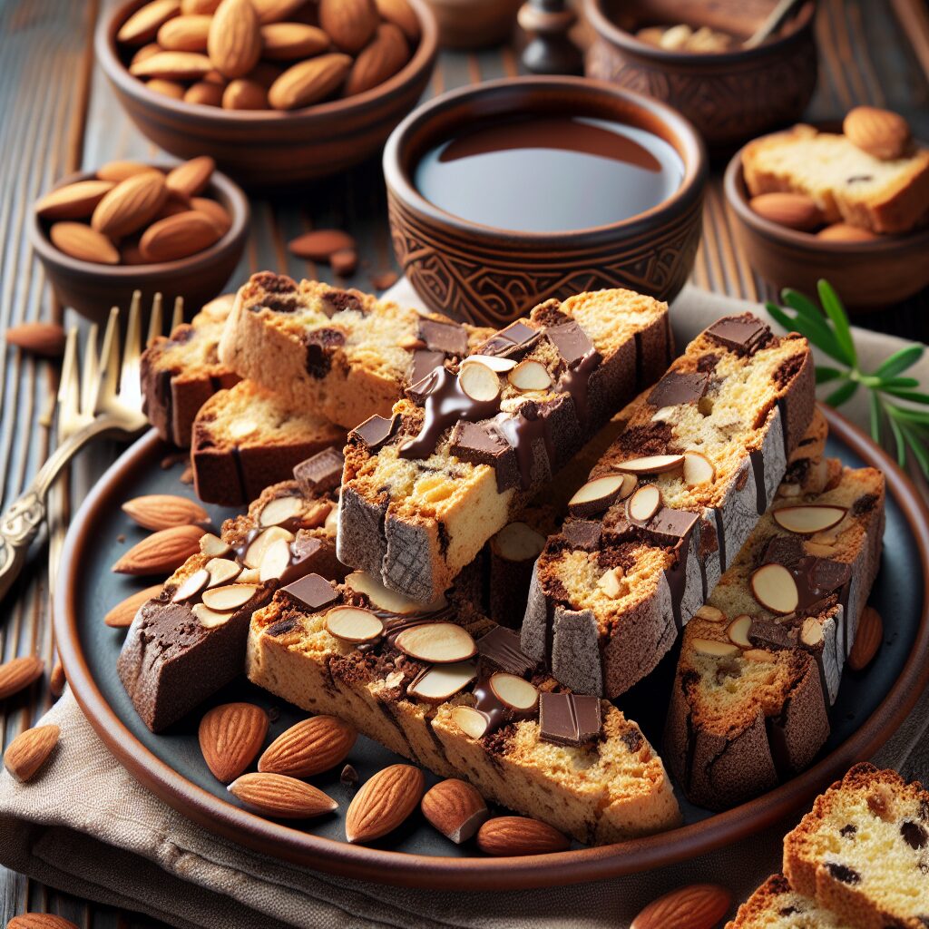 biscotti senza glutine al cioccolato e mandorle per merende sostanziose