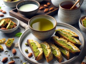 biscotti senza glutine al tè verde e cioccolato bianco per merende originali
