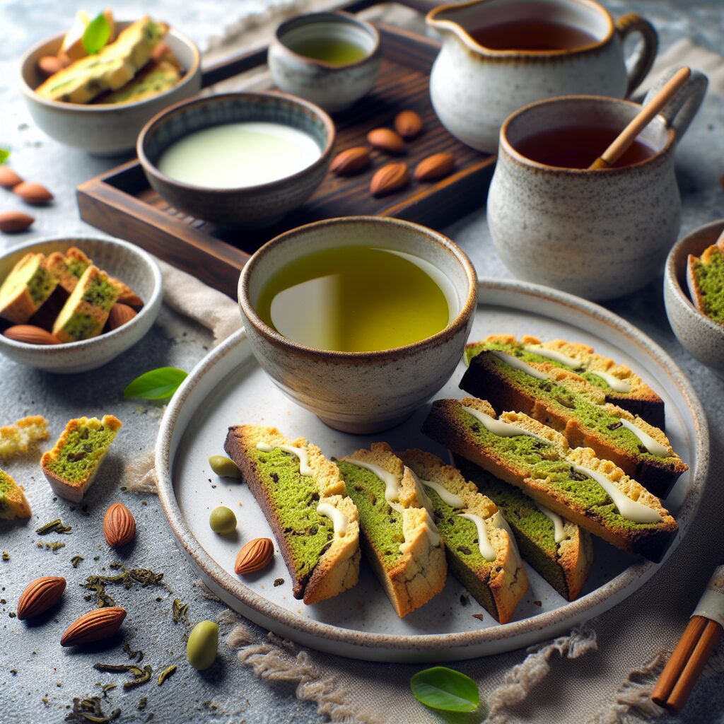 biscotti senza glutine al tè verde e cioccolato bianco per merende originali