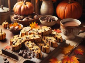 biscotti senza glutine alla farina di castagne e cioccolato per dolci autunnali