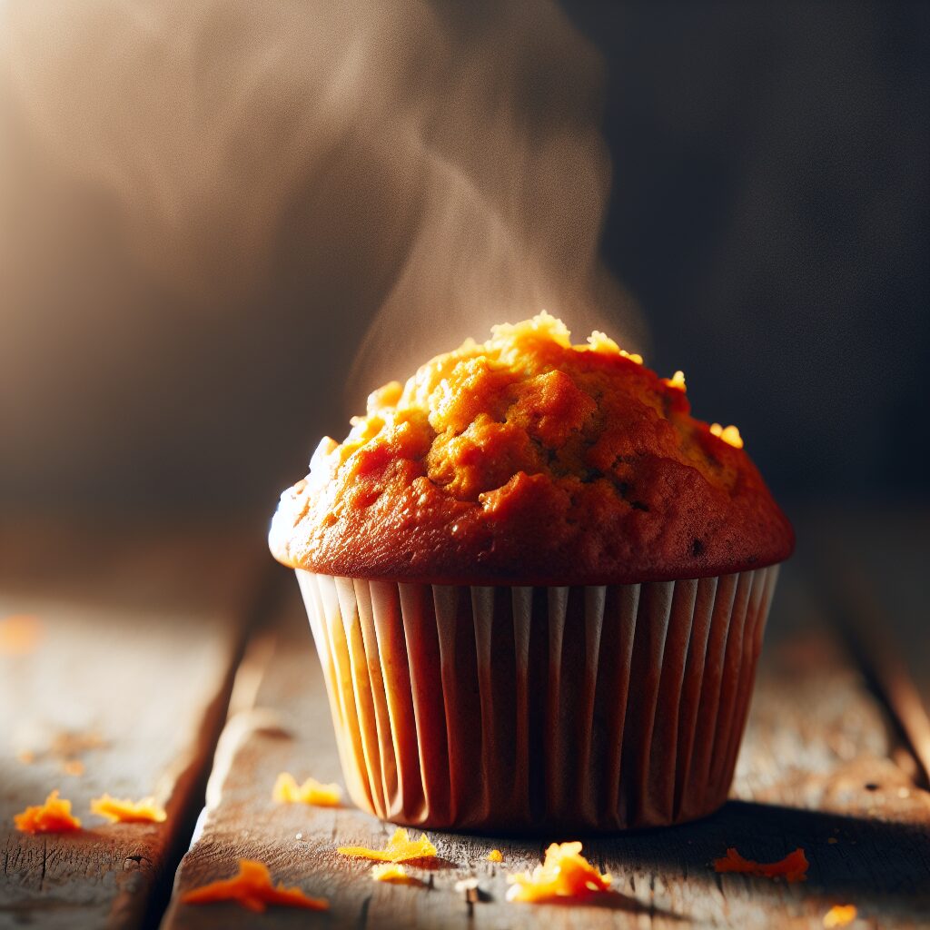 muffin senza glutine alla carota e zenzero per una colazione speziata e nutriente