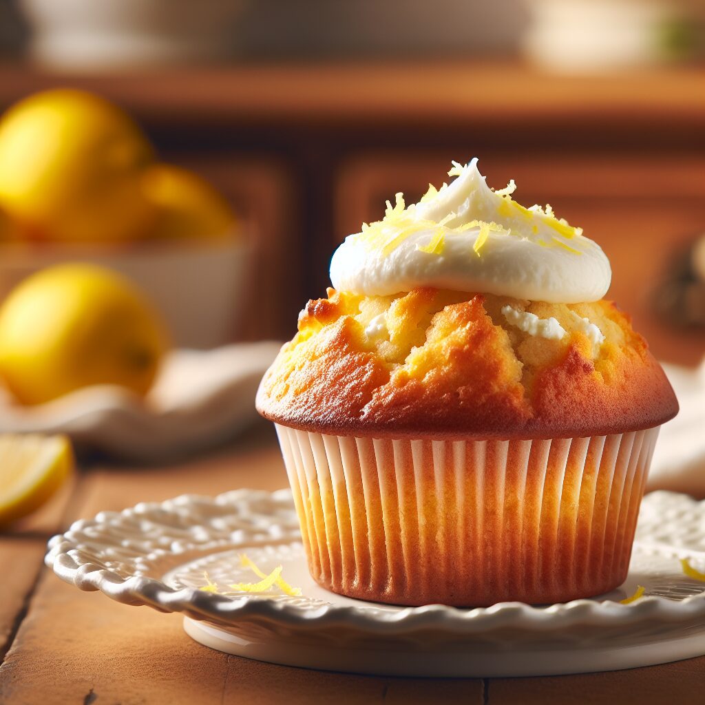 muffin senza glutine al limone e ricotta per colazioni leggere