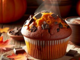 muffin senza glutine alla zucca e cioccolato per colazioni autunnali golose