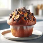 muffin senza glutine al cioccolato e banana per colazioni energizzanti