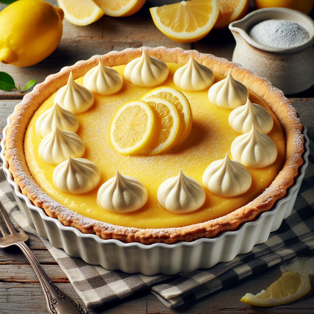 torta senza glutine alla crema di limone per dolci primaverili