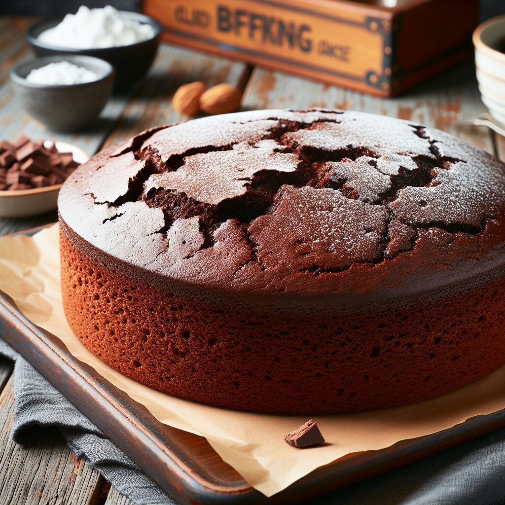 torta senza glutine al cioccolato e malto per dolci robusti