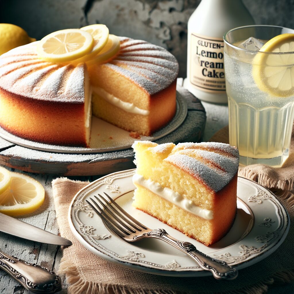 torta senza glutine alla crema di limone per dolci raffinati