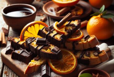 biscotti senza glutine al cioccolato e arancia per snack dolci-agrumati
