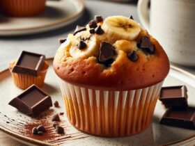 muffin senza glutine alla banana e cioccolato per una colazione golosa