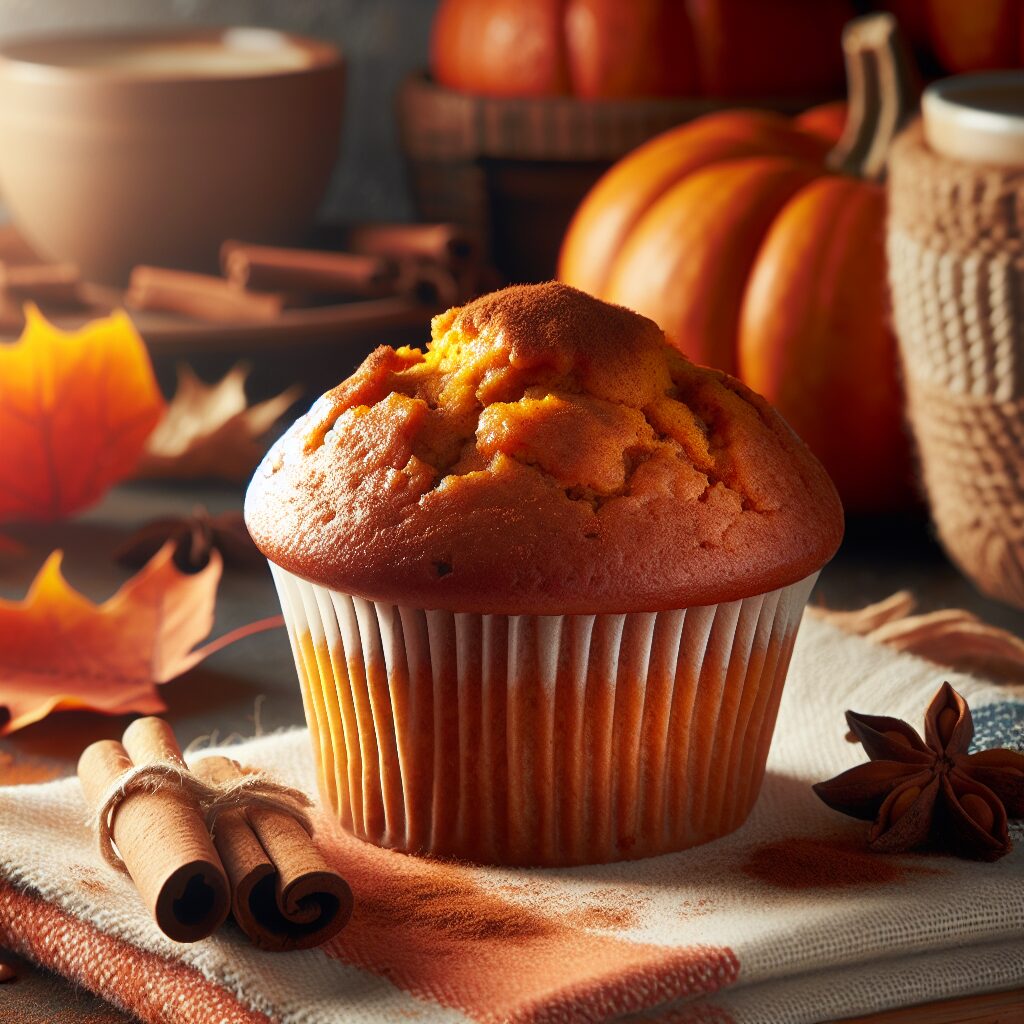 muffin senza glutine alla zucca e cannella per colazioni autunnali