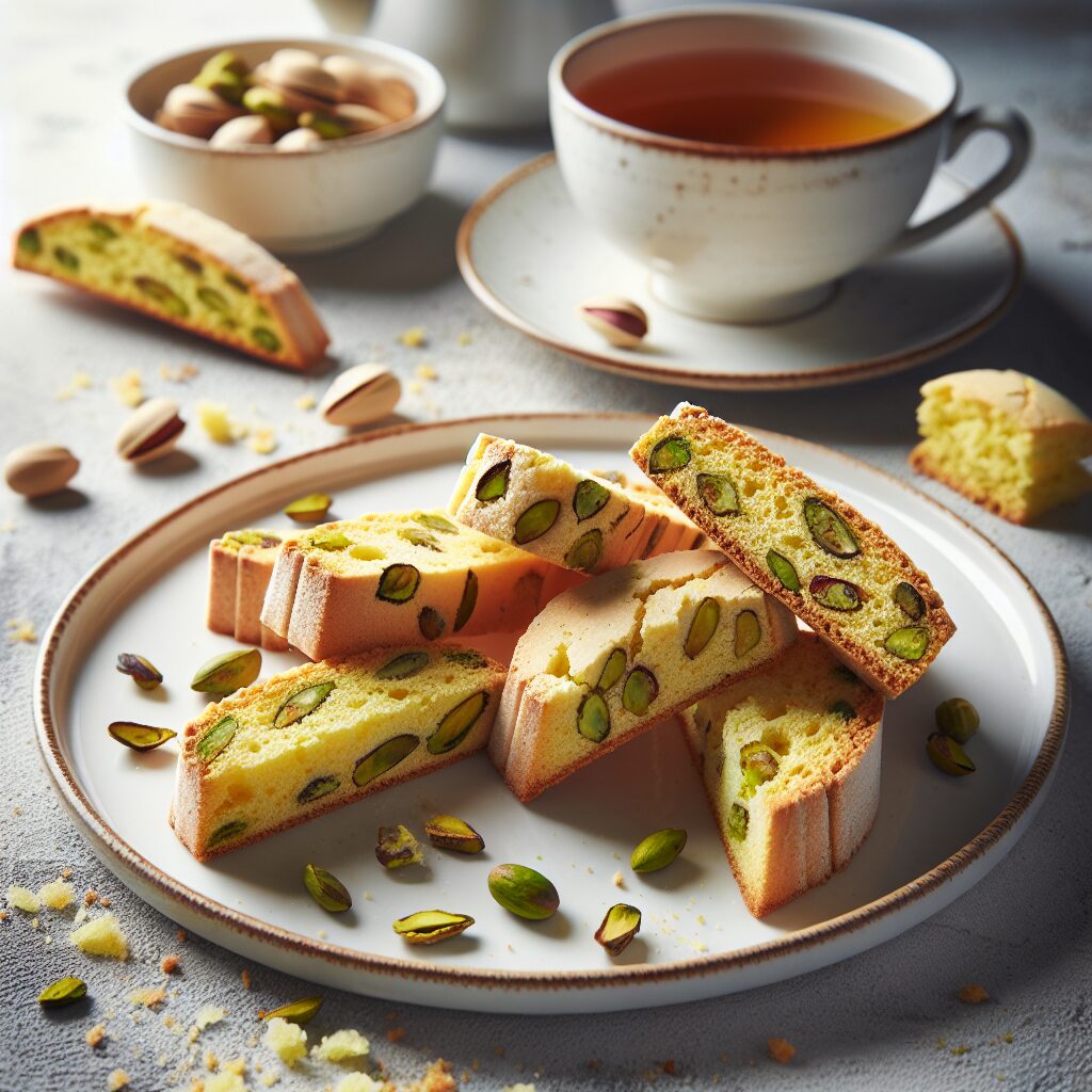 biscotti senza glutine alla vaniglia e pistacchio per merende lussuose