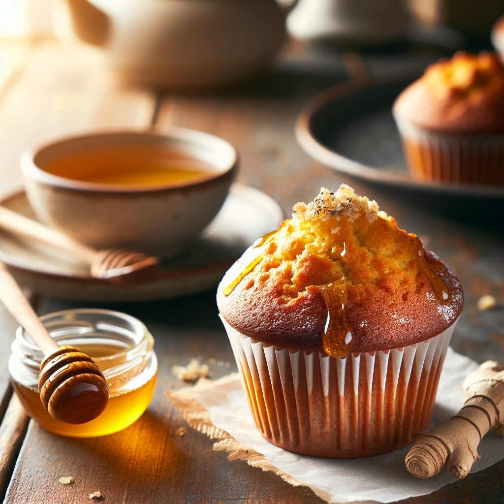 muffin senza glutine al miele e zenzero per colazioni invernali