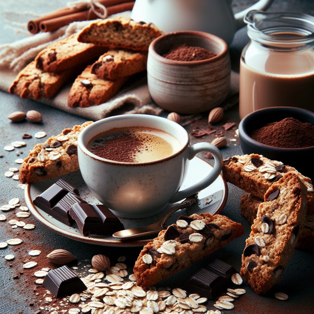 biscotti senza glutine alla farina di avena e cioccolato per uno snack dolce e nutriente