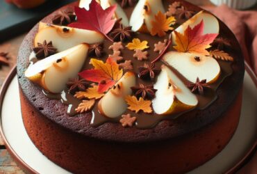 torta senza glutine al cioccolato e pere speziate per dolci autunnali