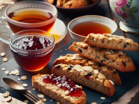 biscotti senza glutine alla farina di avena e marmellata per tea time dolce