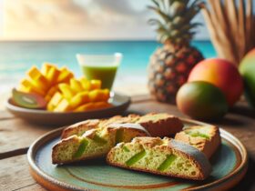 biscotti senza glutine alla farina di cocco e lime per snack tropicali