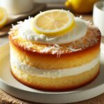 torta senza glutine al limone e crema di cocco per un dessert fresco e tropicale