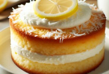 torta senza glutine al limone e crema di cocco per un dessert fresco e tropicale