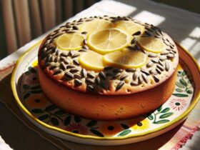 torta senza glutine al limone e semi di girasole per un dessert estivo e nutriente