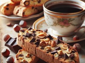 biscotti senza glutine alla nocciola e cioccolato per merende ricche