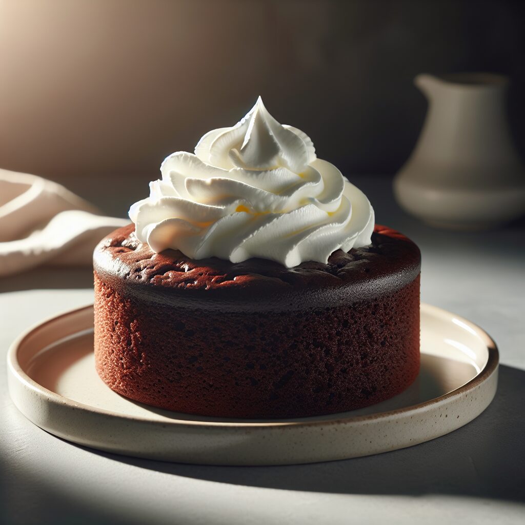 torta senza glutine al cioccolato e panna montata per dessert semplici ma deliziosi