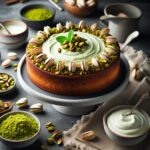 torta senza glutine alla crema di pistacchio per un dessert ricco e nutriente