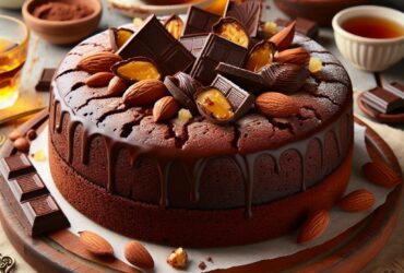 torta senza glutine al cioccolato e amaretto per dessert ricchi e aromatici